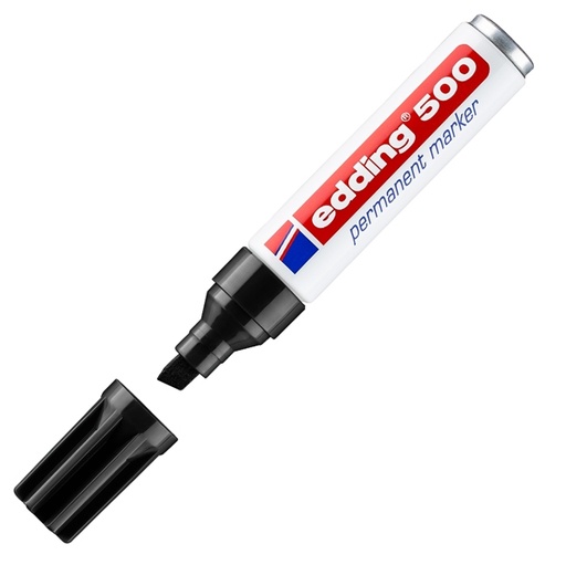 [D46064] MARCATORE EDDING 500 NERO P.SCALPELLO