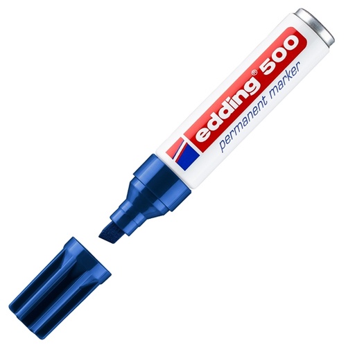 [D46065] MARCATORE EDDING 500 BLU P.SCALPELLO