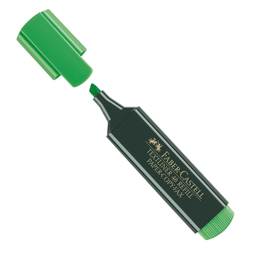 [D46089] EVIDENZIATORE TEXTLINER VERDE FABER-CASTELL