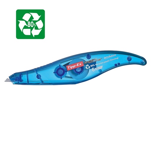[D46136] BOX 10 CORRETTORI A NASTRO 5mmx6mt ECOLUTION EXACT LINER TIPP-EX BIC