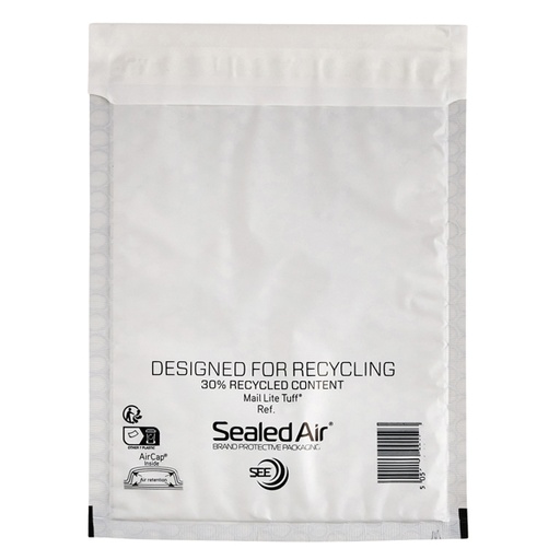 [D46163] 10 Buste imbottite MAIL LITE(R) TUFF D 180X260mm cushioned SEALED AIR(R)