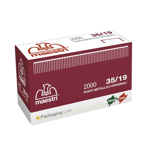 [D46175] SCATOLA DA 2000 PUNTI 35/19 19MM RAME RO-MA X ROMABOX