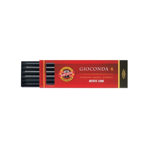 [D46199] ASTUCCIO 6 MINE 5.6MM 2B GRAFITE KOH-I-NOOR