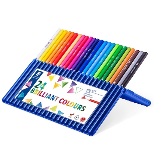 [D46463] ASTUCCIO 24 MATITE COLORATE ERGO SOFT STAEDTLER