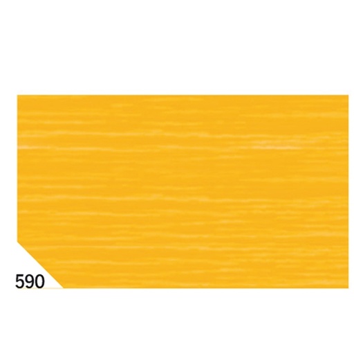 [D46550] CONF. 10RT CARTA CRESPA ARANCIO 590 (50X250CM)