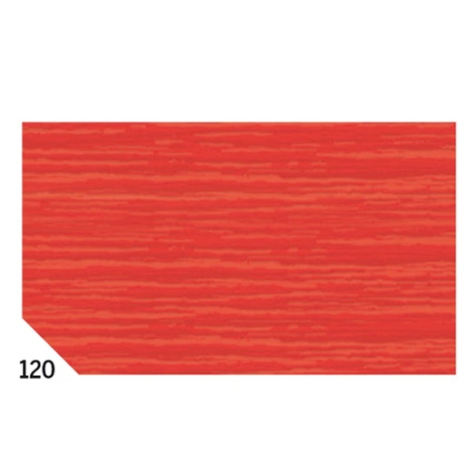 [D46552] CONF. 10RT CARTA CRESPA ROSSO 120 (50X250CM)