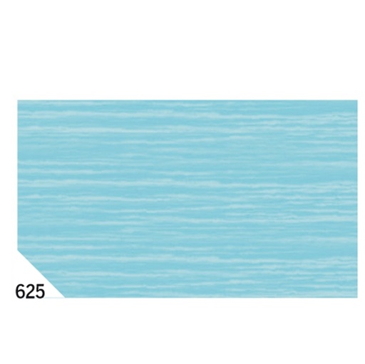[D46560] CONF. 10RT CARTA CRESPA AZZURRO 625 (50X250CM)