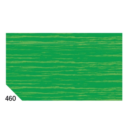 [D46561] CONF. 10RT CARTA CRESPA VERDE CHIARO 460 (50X250CM)