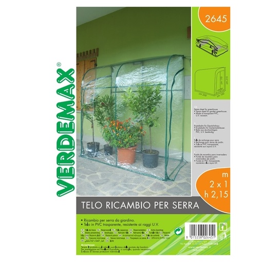 [D93386] Telo di ricambio per serra a parete Oleander