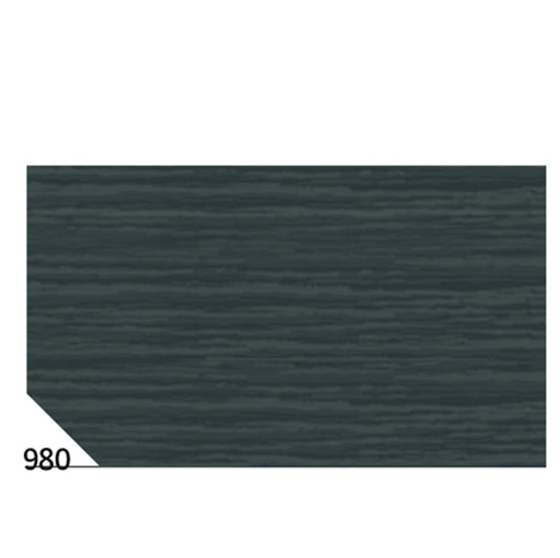 [D46565] CONF. 10RT CARTA CRESPA NERO 980 (50X250CM)