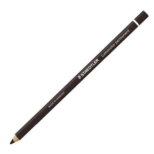 [D47008] MATITA LUMOCOLOR(R) PERMANENTE GLASOCHROM NERO STAEDTLER