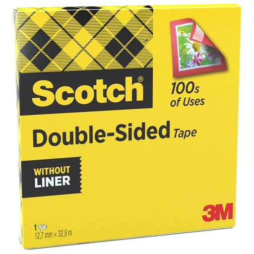 [D47027] NASTRO BIADESIVO 33MTX12MM 665 PERMANENTE S/LINER Scotch(R)
