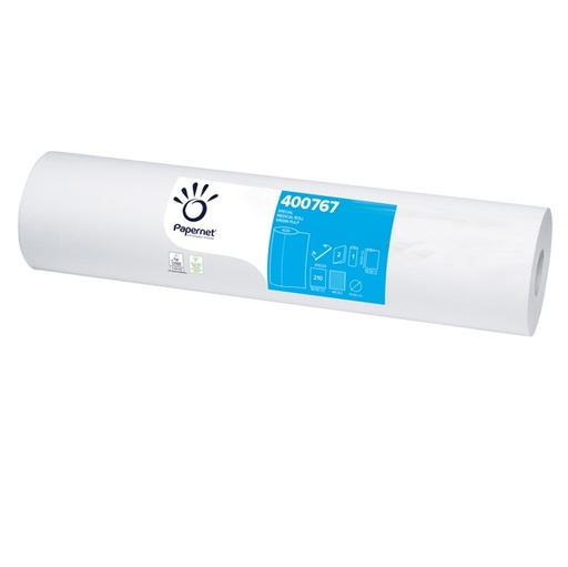 [D47306] LENZUOLINO MEDICO IN ROTOLO 60CMX80MT BIANCO
