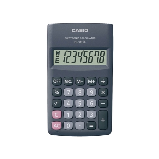 [D47520] CALCOLATRICE HL-815L BL 8 CIFRE TASCABILE CASIO