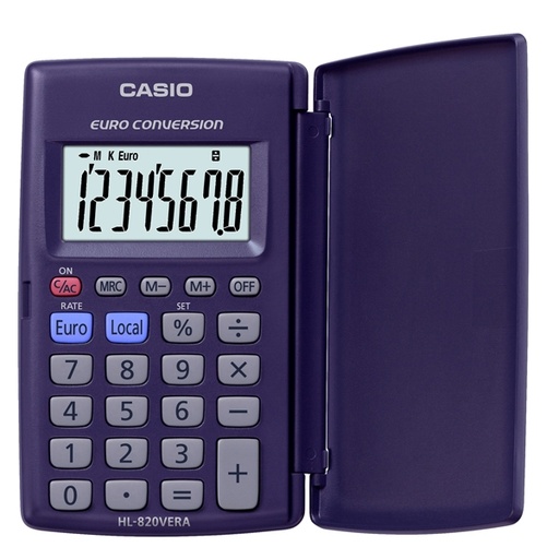 [D47524] CALCOLATRICE HL-820VER 8 CIFRE TASCABILE CASIO