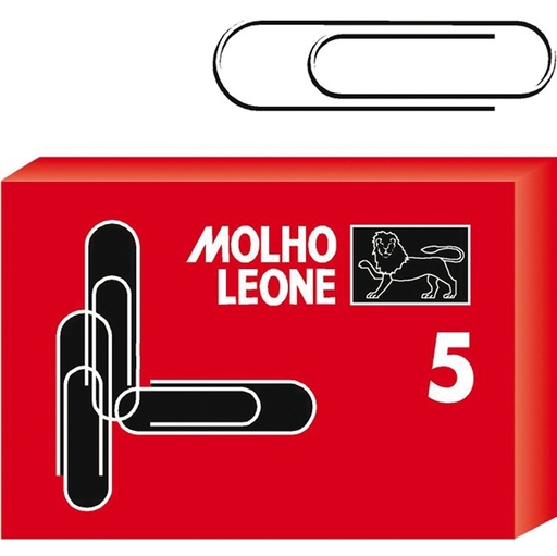 [D47863] SCATOLA 100 FERMAGLI N.5 MM50 ZINCATI LEONE