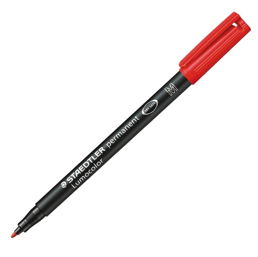 [D47920] PENNARELLO LUMOCOLOR PERMANENT 317 M 1.0MM ROSSO