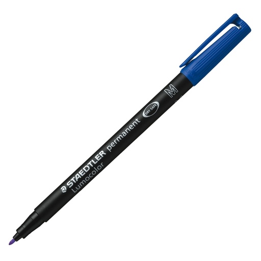 [D47921] PENNARELLO LUMOCOLOR PERMANENT 317 M 1.0MM BLU