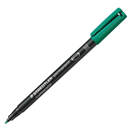 [D47922] PENNARELLO LUMOCOLOR PERMANENT 317 M 1.0MM VERDE