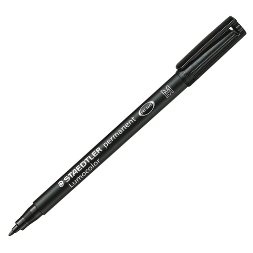 [D47923] PENNARELLO LUMOCOLOR PERMANENT 317 M 1.0MM NERO