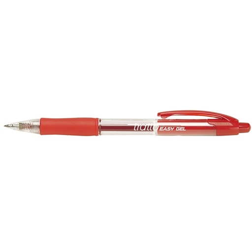 [D48148] Penna sfera scatto EASY GEL 0,5mm rosso TRATTO