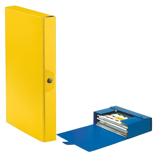 [D48342] Scatola progetto C24 25x35cm dorso 4 giallo ESSELTE