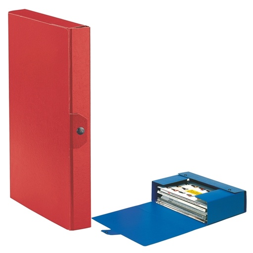 [D48343] Scatola progetto C24 25x35cm dorso 4 rosso ESSELTE