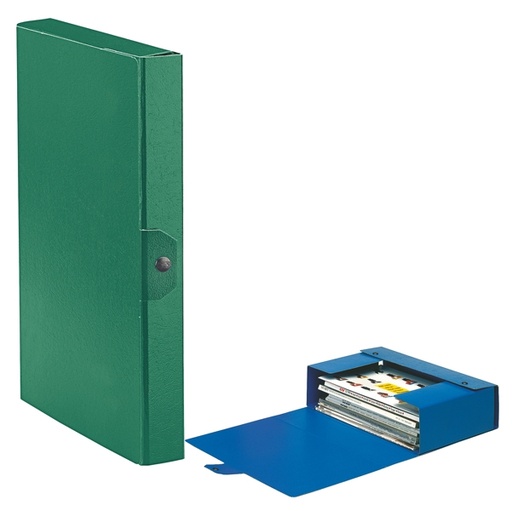 [D48344] Scatola progetto C24 25x35cm dorso 4 verde ESSELTE