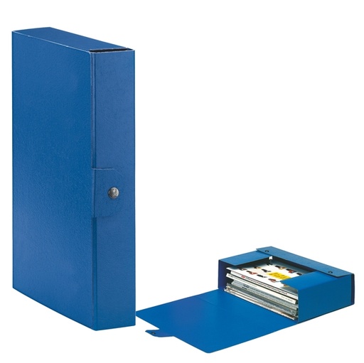 [D48345] Scatola progetto C26 25x35cm dorso 6 blu ESSELTE