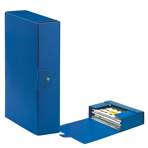 [D48349] Scatola progetto C28 25x35cm dorso 8 blu ESSELTE