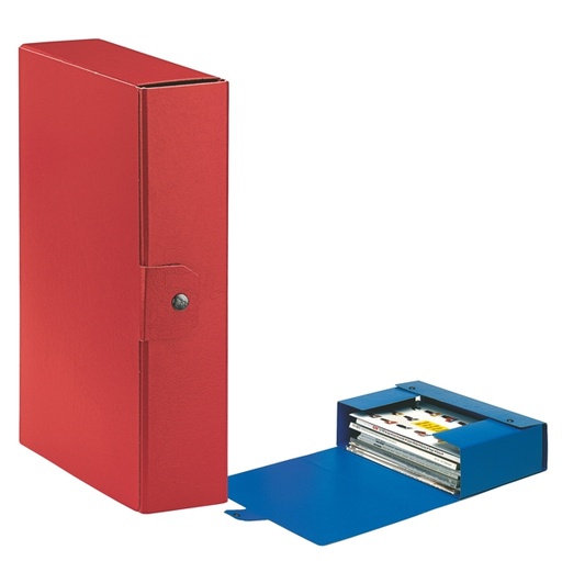 [D48351] Scatola progetto C28 25x35cm dorso 8 rosso ESSELTE