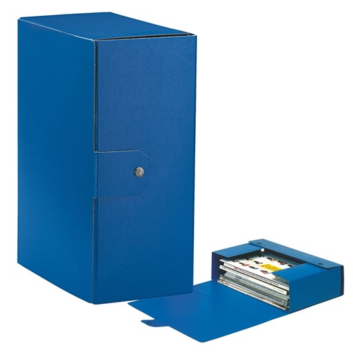 [D48357] Scatola progetto C35 25x35cm dorso 15 blu ESSELTE