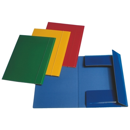 [D48363] CARTELLINA C/ELASTICO C46 ROSSO 25X35CM