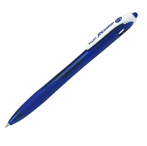 [D48445] PENNA SFERA SCATTO REXGRIP BEGREEN 0.7MM BLU PILOT