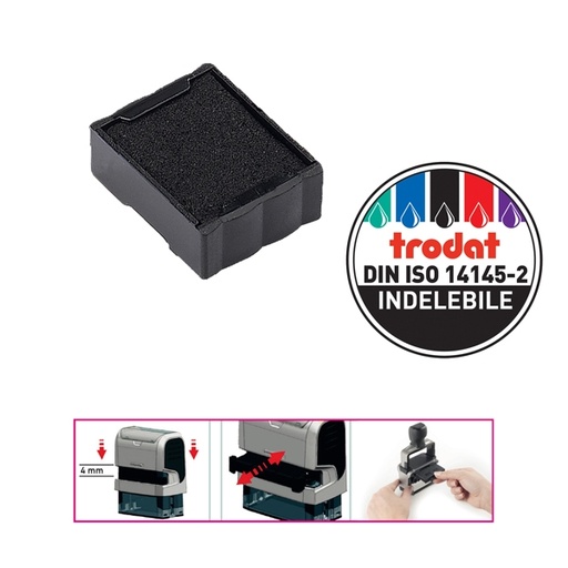[D48525] TAMPONE 6/4921 NERO TRODAT