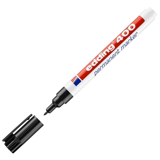 [D48528] Marcatore permanente EDDING 400 punta conica nero