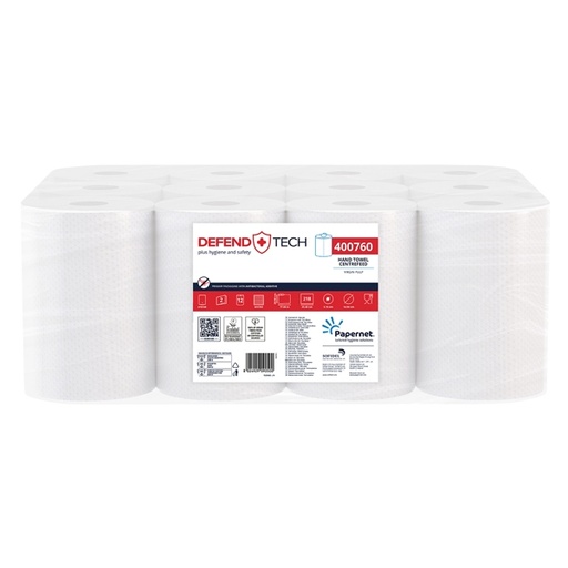 [D48916] Asciugamani in rotolo MINI 210 strappi diam. 14,5cm Centrefeed Papernet