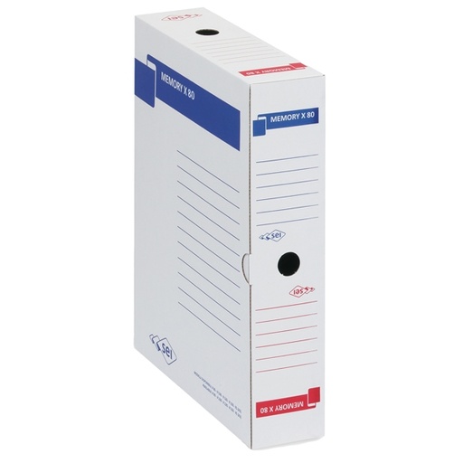 [D49401] Scatola archivio MEMORY X80 25x35cm dorso 8cm SEI ROTA