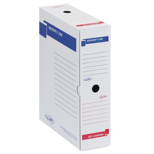 [D49402] Scatola archivio MEMORY X100 25x35cm dorso 10cm SEI ROTA