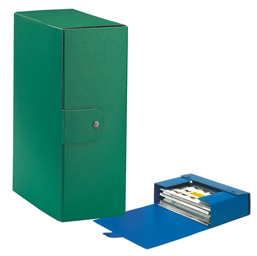 [D49435] Scatola progetto C32 25x35cm dorso 12 verde ESSELTE