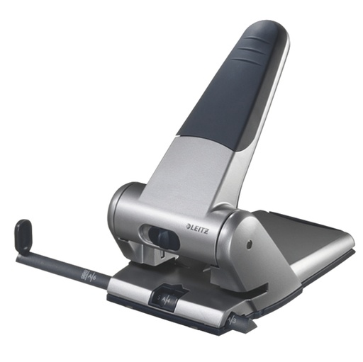 [D49715] PERFORATORE 2 FORI ARGENTO MOD.5180 MAX 65FG LEITZ