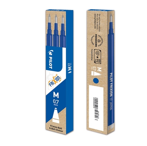 [D49897] SET 3 REFILL SFERA FRIXIONball 0.7mm BLU PILOT