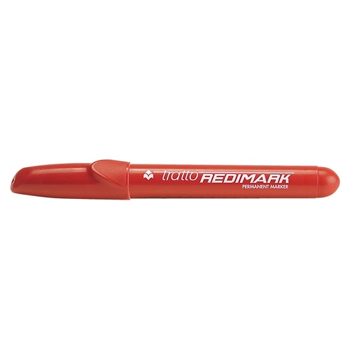 [D49945] MARCATORE TRATTO REDIMARK ROSSO P.TONDA