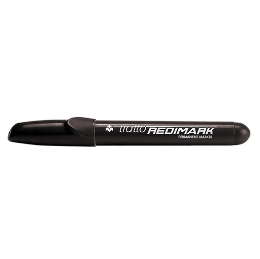 [D49946] MARCATORE TRATTO REDIMARK NERO P.TONDA