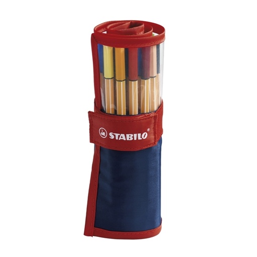 [D49979] ROTOLO 25 PENNARELLI STABILO(R) POINT 88