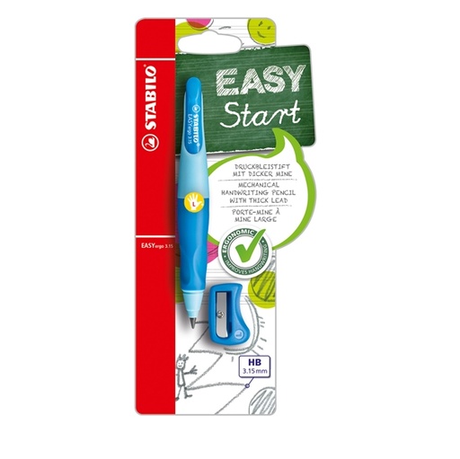 [D50037] PORTAMINE STABILO(R) EASYergo 3,15mm azzurro PER MANCINI + AFFILAMINE