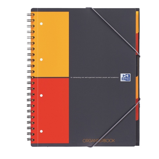 [D50206] Maxi spiralato 240x297mm 5mm c/margine 80fg 80gr Organizerbook OXFORD