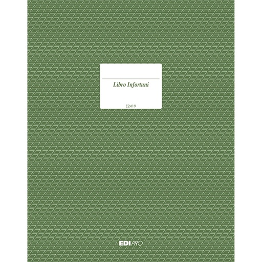 [D50243] REGISTRO INFORTUNI 31X24,5 15PAG. E2419