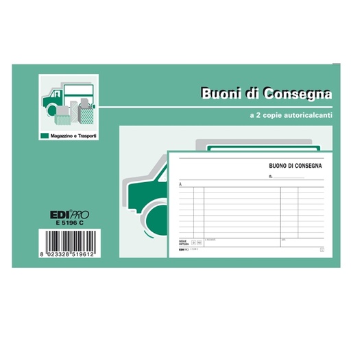 [D50280] BLOCCO BUONI DI CONSEGNA 50/50 10X17CM RIC E5196C