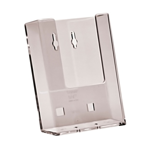 [D50845] PORTA DEPLIANT 1/3 A4 DA PARETE TRASPARENTE